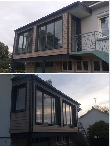 Extension de balcon après